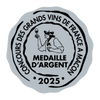 Silbermedaille – Wettbewerb „Concours des Grands Vins de France“ in Mâcon 2026