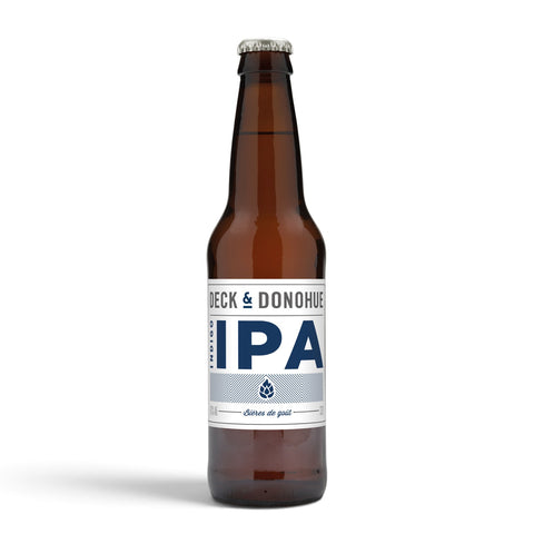 Indigo IPA, a bitter and fruity organic beer, 33 cl