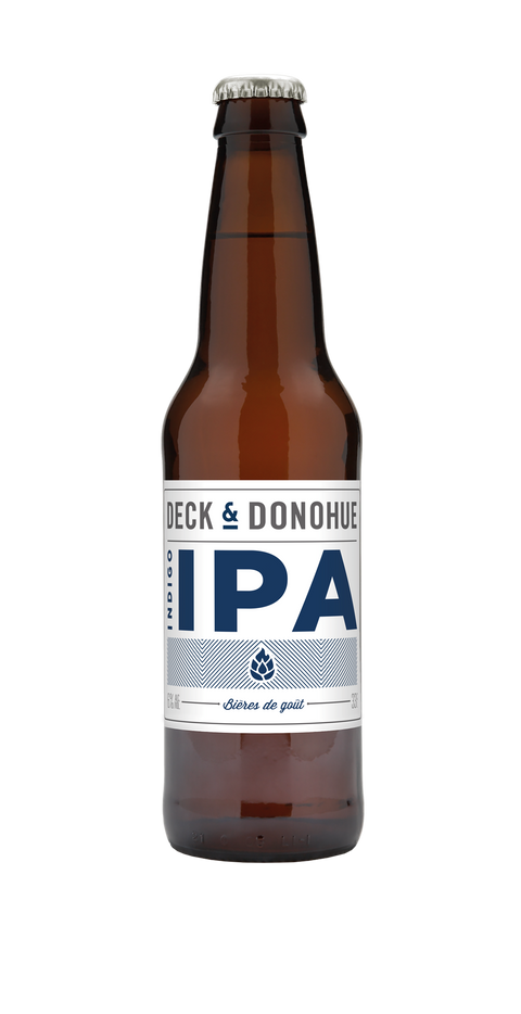 Indigo IPA, bitteres und fruchtiges Bio-Bier, 33 cl