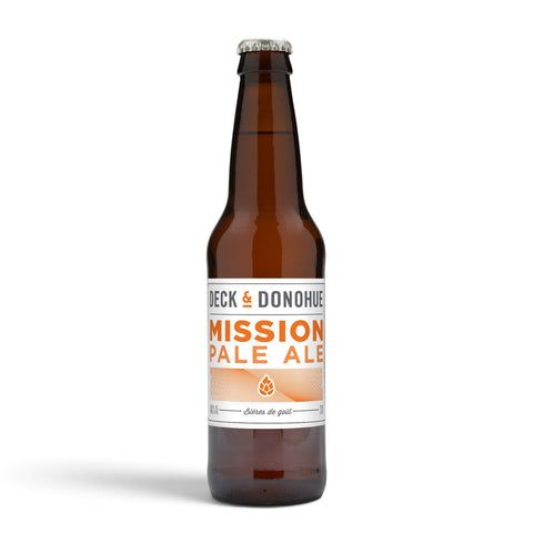 Mission Pale Ale, organic citrus-flavored pale ale, 33 cl