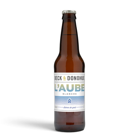 L'Aube, organic wheat beer, 33 cl