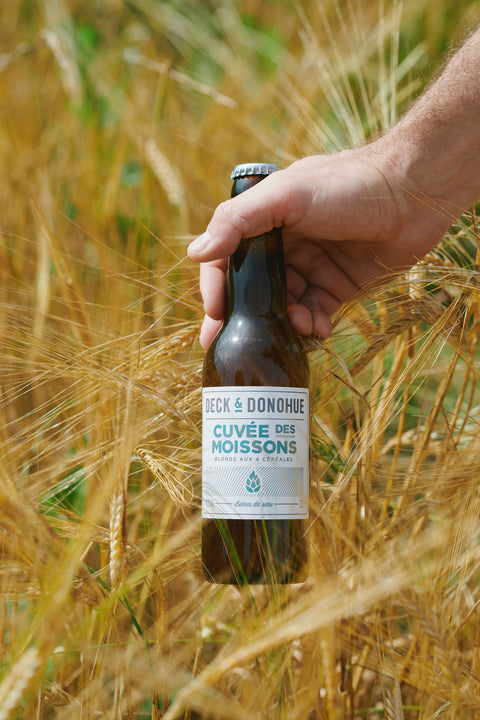 Cuvée des Moissons, helles Bio-Vierkornbier, 33 cl – Deck & Donohue
