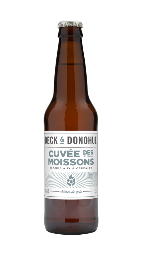Cuvée des Moissons, helles Bio-Vierkornbier, 33 cl