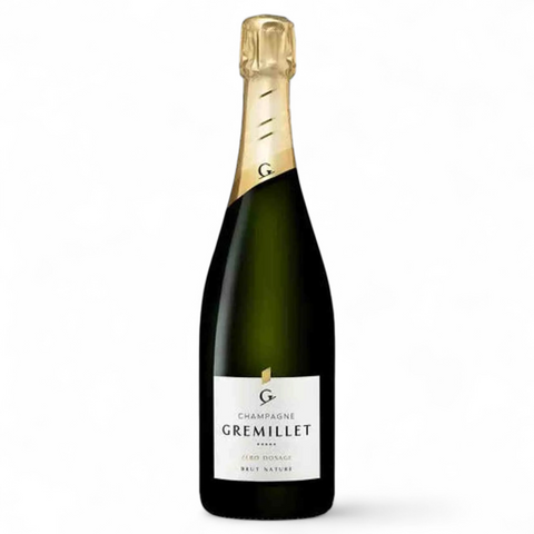 Bouteille de vin Champagne Brut Nature Zéro Dosage du domaine Champagne Gremillet