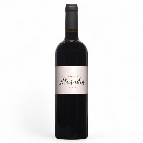 Bottle of Château Huradin Red 2024 wine from Domaine du Salut