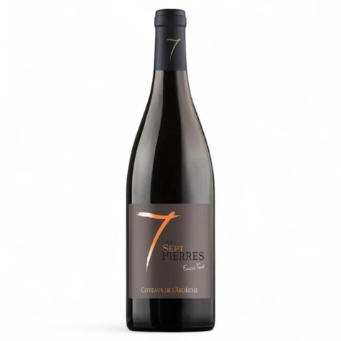 Bottiglia di vino Coteaux de l'Ardèche 2024 della tenuta Les Sept Pierres