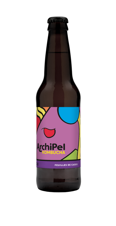 Kombucha mit Johannisbeerblättern 33 cl