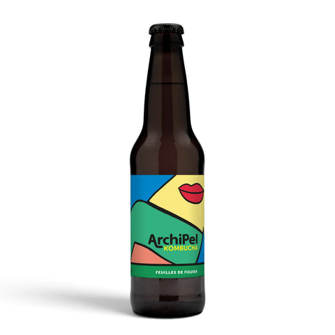 Kombucha with Fig Leaves, 33 cl