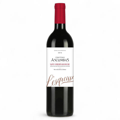 Bouteille de vin L'Esquisse 2015 du domaine Ascumbas