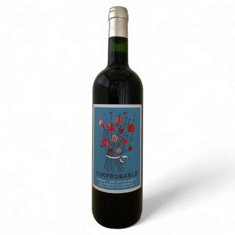 Bouteille de vin L'Improbable 2024 du domaine Château Lauduc