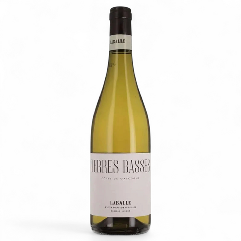 Bouteille de vin Les Terres Basses Blanc 2024 du domaine Domaine de Laballe