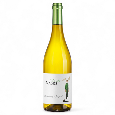Bouteille de vin Liberty'Nages Blanc 2024 du domaine Château de Nages - Famille Gassier