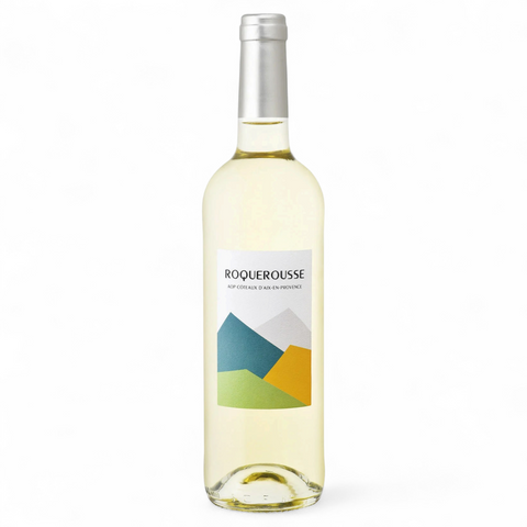 Botella de vino Roquerousse Blanc 2025 de la bodega Château de Calavon